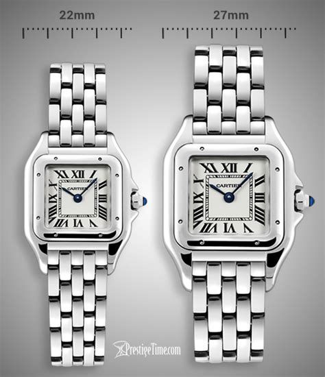 cartier panthere size comparison|value of cartier panthere watch.